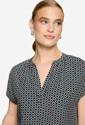 Mosaic Print Blouse