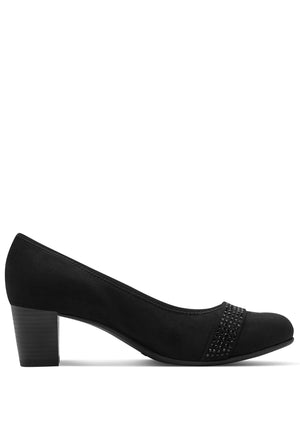 Diamante Block Heel