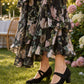 black block heels in a mary jane style dancing shoe