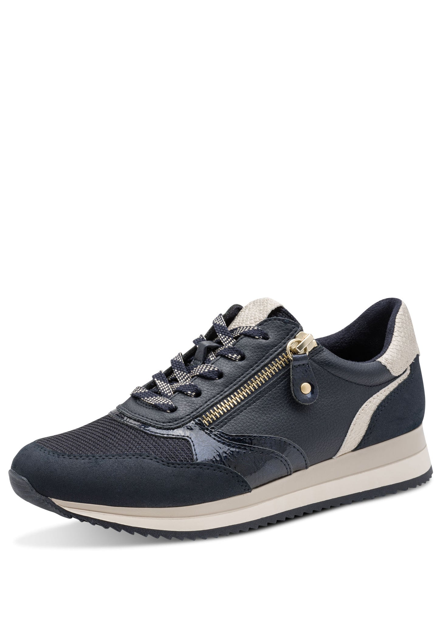 Contrast Side Zip Trainer