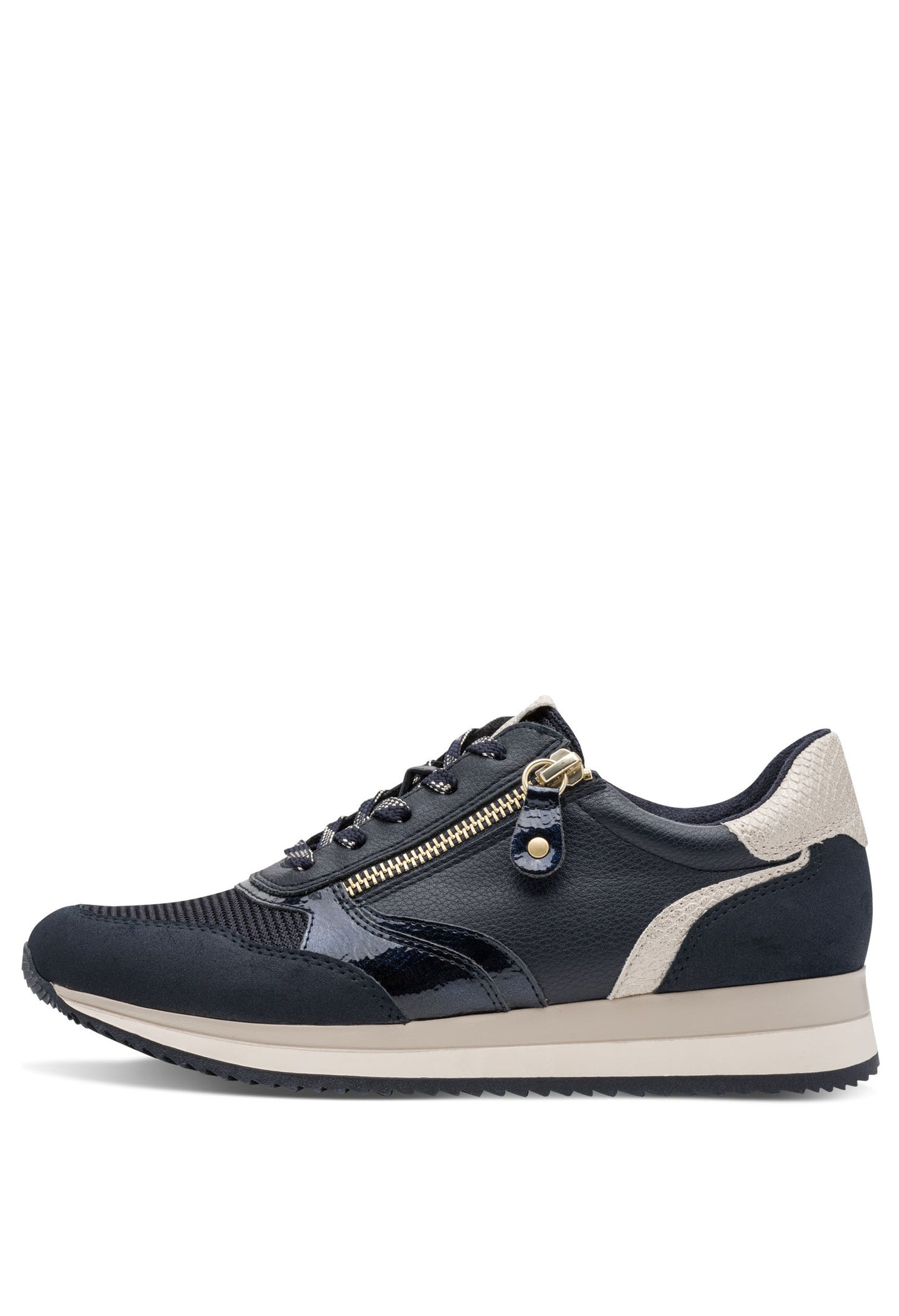 Contrast Side Zip Trainer