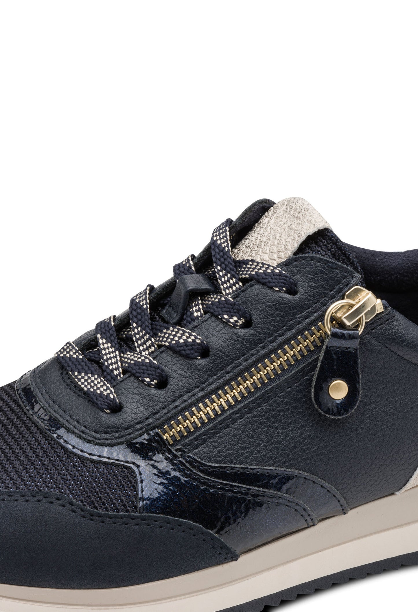 Contrast Side Zip Trainer