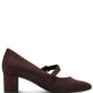 Faux Suede Dancing Heel