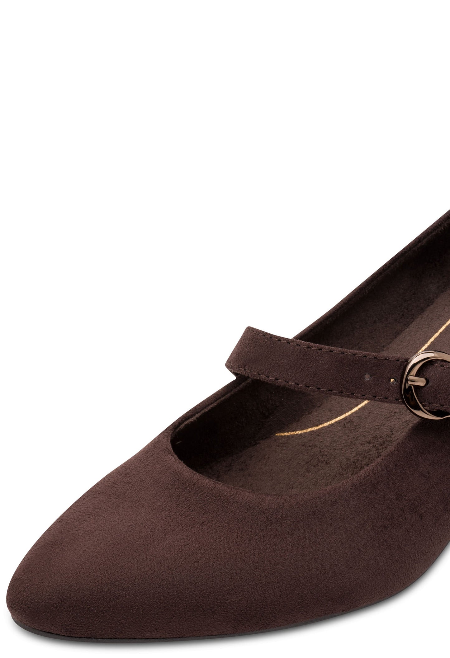 Faux Suede Dancing Heel