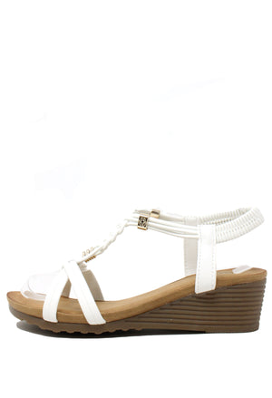 Braided Wedge Sandals