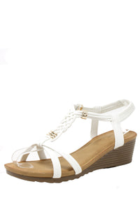 Braided Wedge Sandals