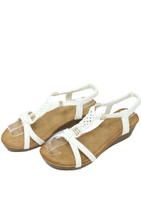 Braided Wedge Sandals