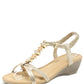 Glittered Floral Wedges