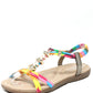 Floral and Gem Sandal