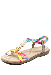 Floral and Gem Sandal