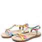 Floral and Gem Sandal
