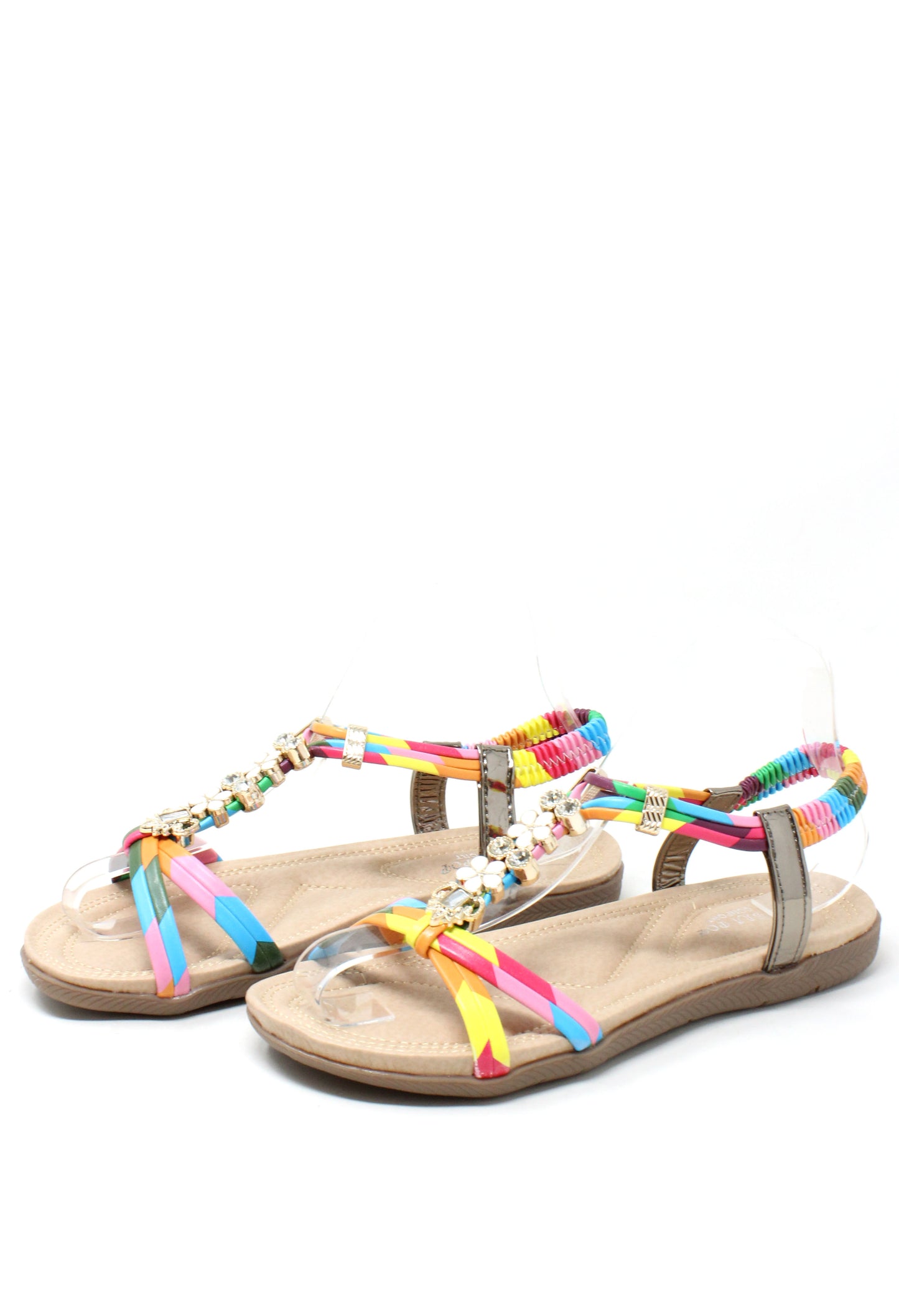 Floral and Gem Sandal