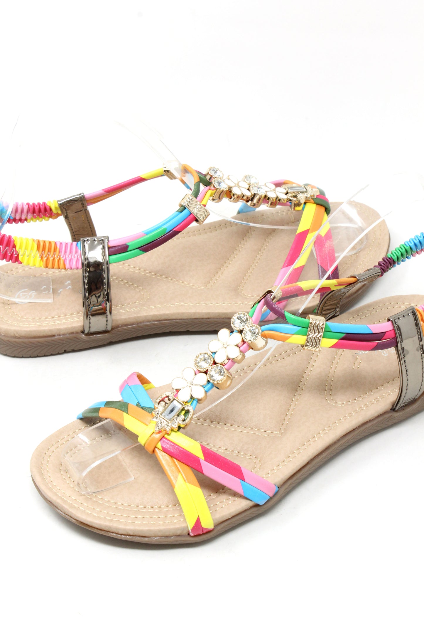 Floral and Gem Sandal