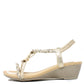 Diamante Braided Wedge