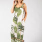 Palm Print Jumpsuit