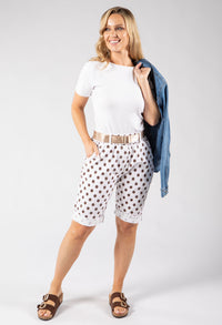 Polka Dot Bermuda Shorts