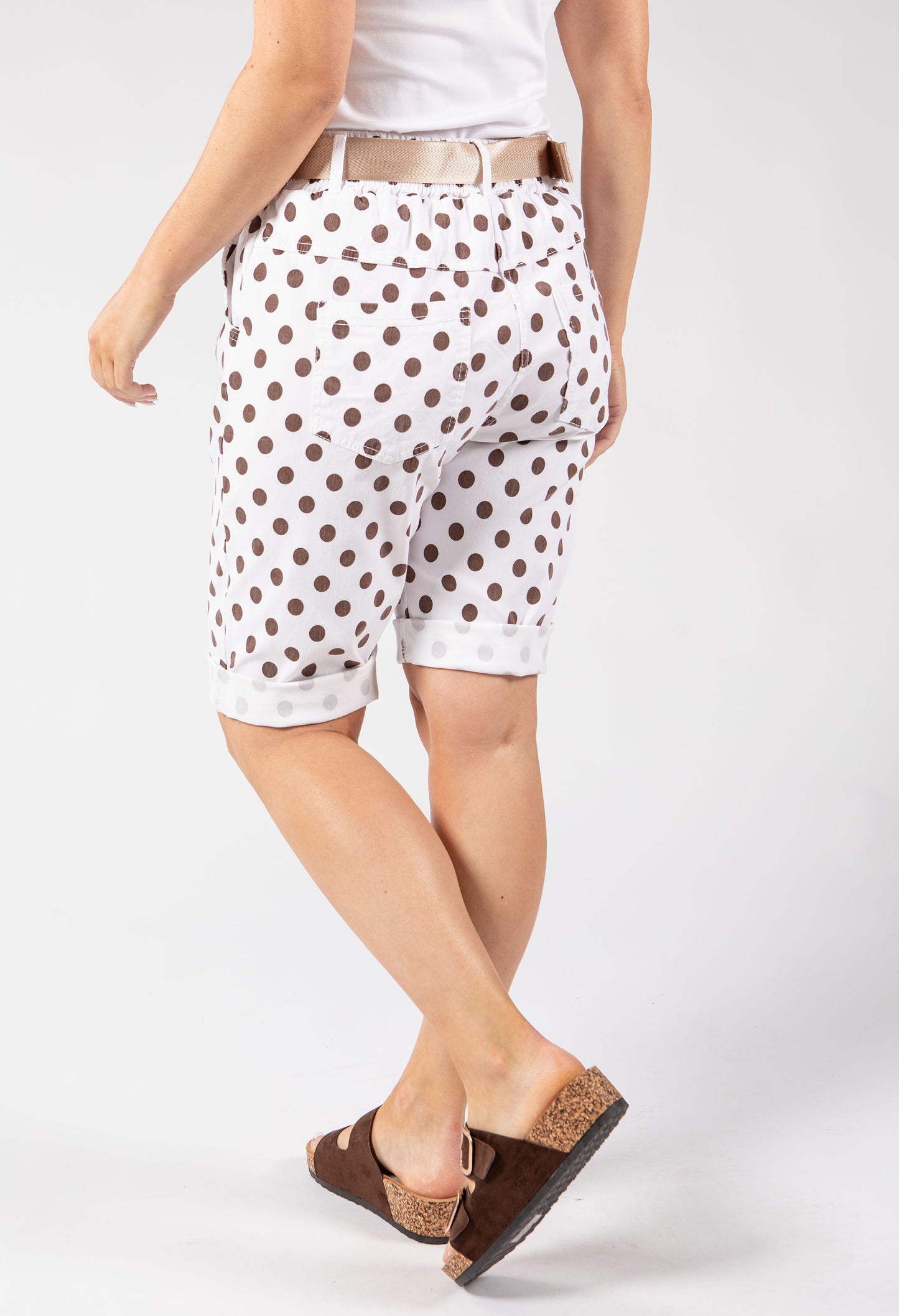 Polka Dot Bermuda Shorts