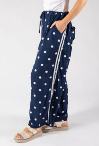 Polka Dot Wide Leg Trousers