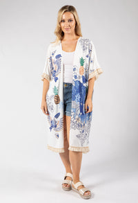 Summer Print Kimono