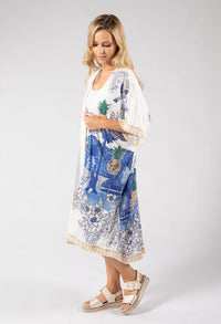 Summer Print Kimono