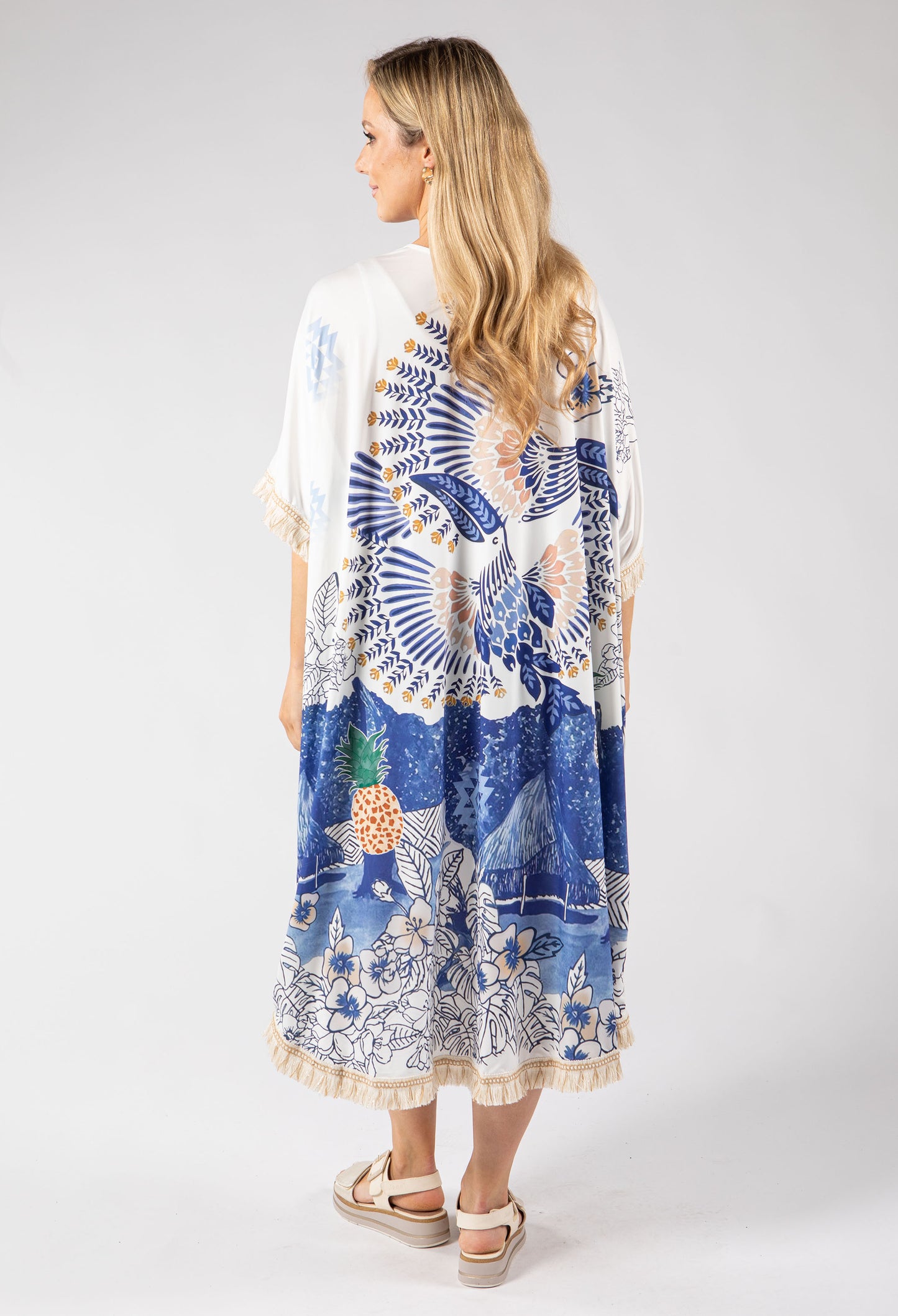 Summer Print Kimono