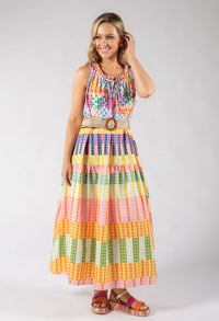Gingham Maxi Dress