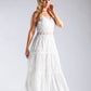 Floral Lace Wrap Maxi Dress