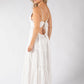Floral Lace Wrap Maxi Dress