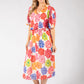 Daisy Plisse Pleated Pop Over Dress