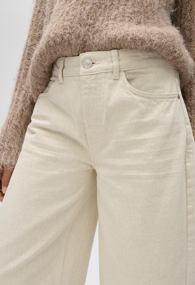 LOLAH NATURAL Cotton Barrel Jeans