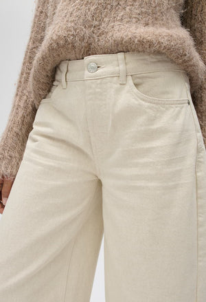 LOLAH NATURAL Cotton Barrel Jeans