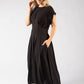 Pleated Midi Dress