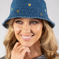 Heart Embroidered Bucket Hat
