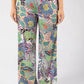 Adele Palm Printed Trousers