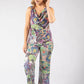Adele Palm Printed Trousers