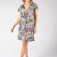 Isa Palm Tropical Dress