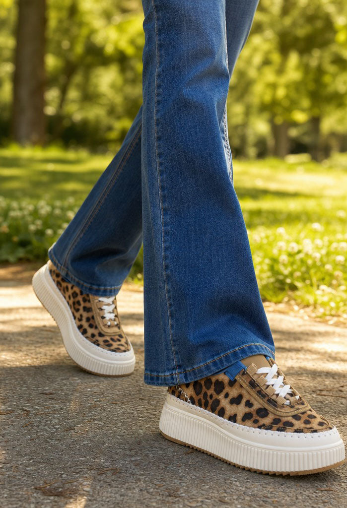 leopard platform trainers