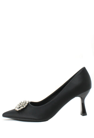 Diamante Court Heel
