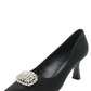 Diamante Court Heel
