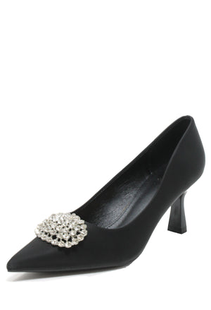 Diamante Court Heel