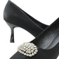 Diamante Court Heel