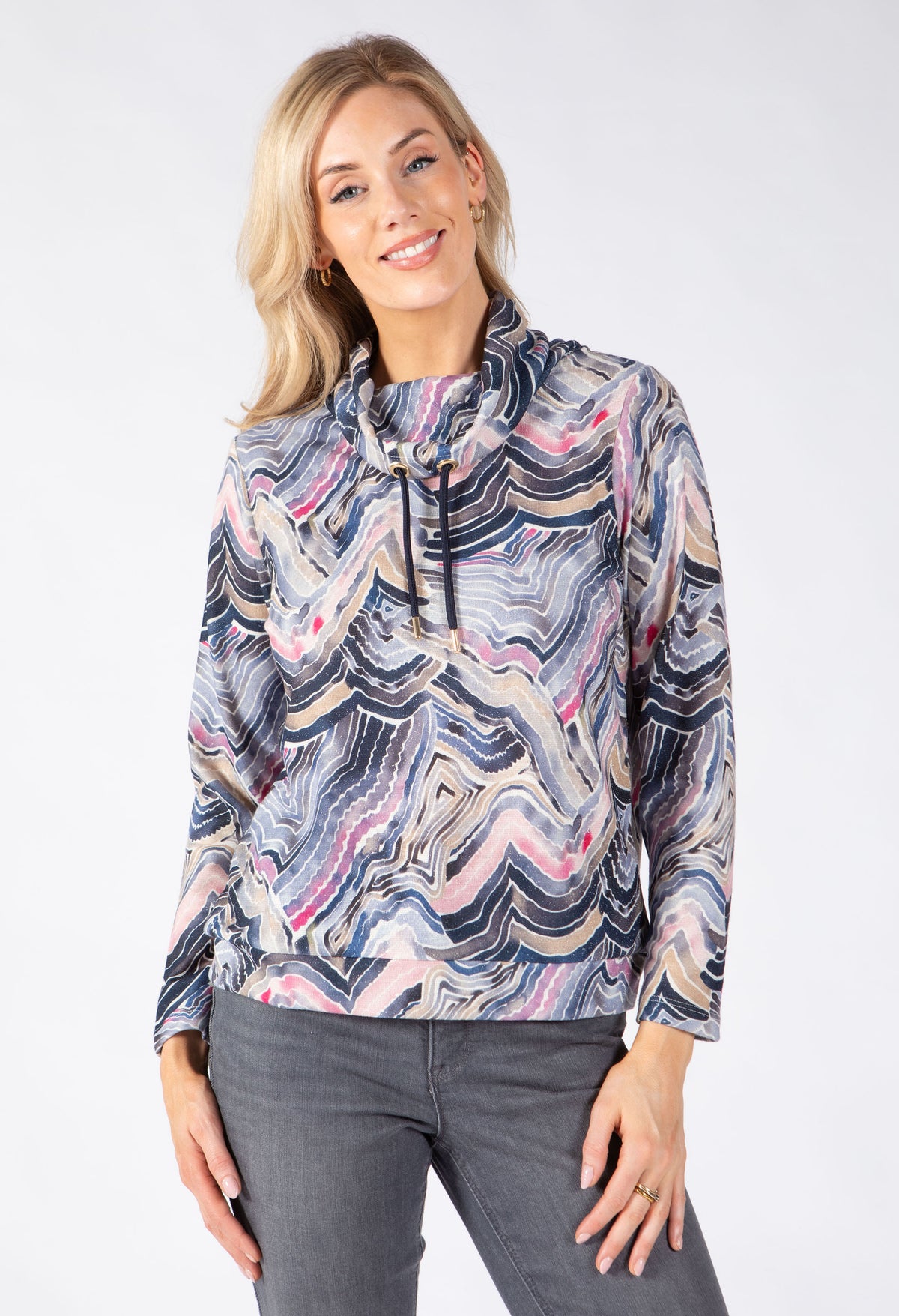 Velira Abstract Swirl Knit