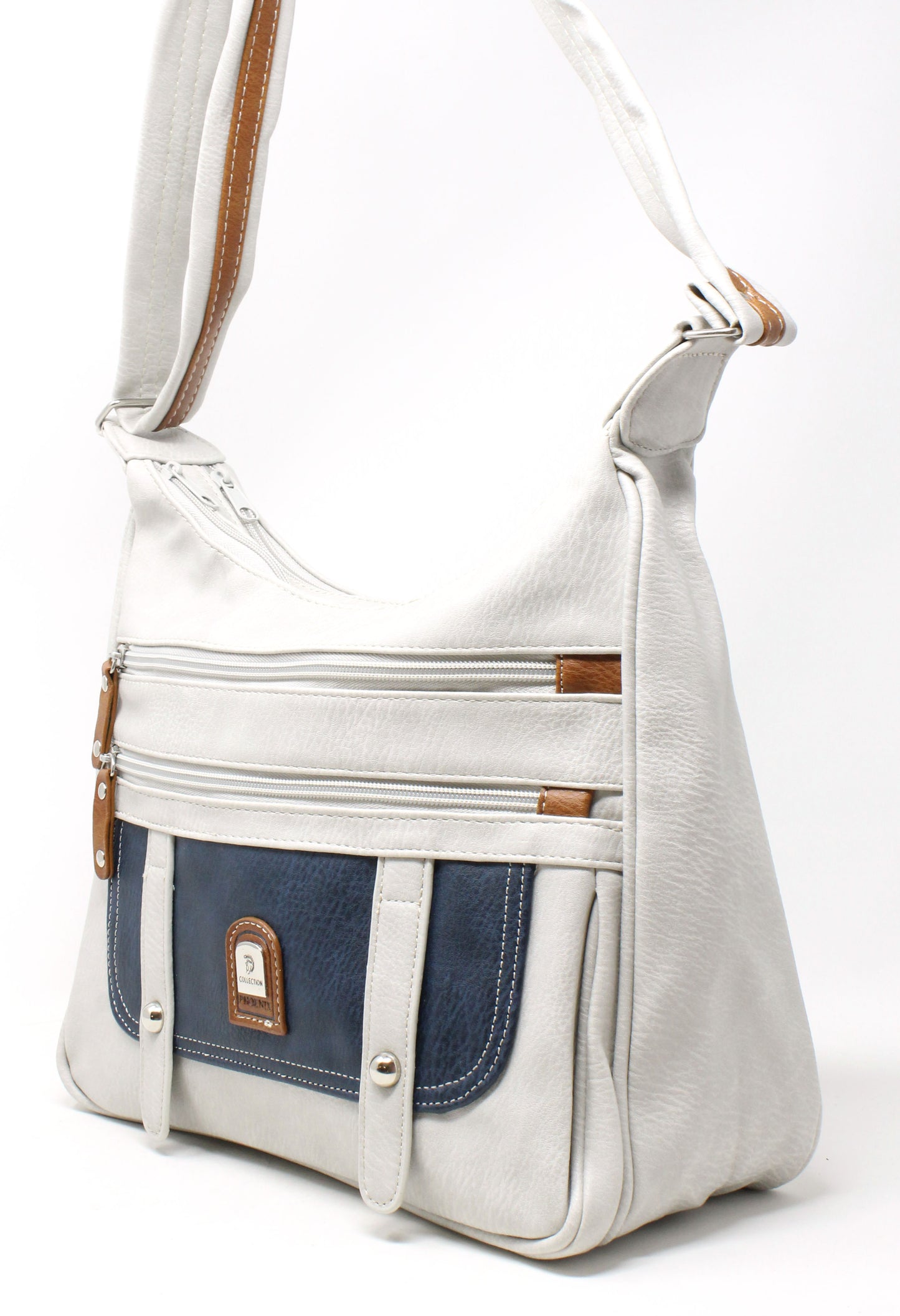 Navy Contrast Crossbody Bag