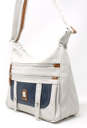Navy Contrast Crossbody Bag