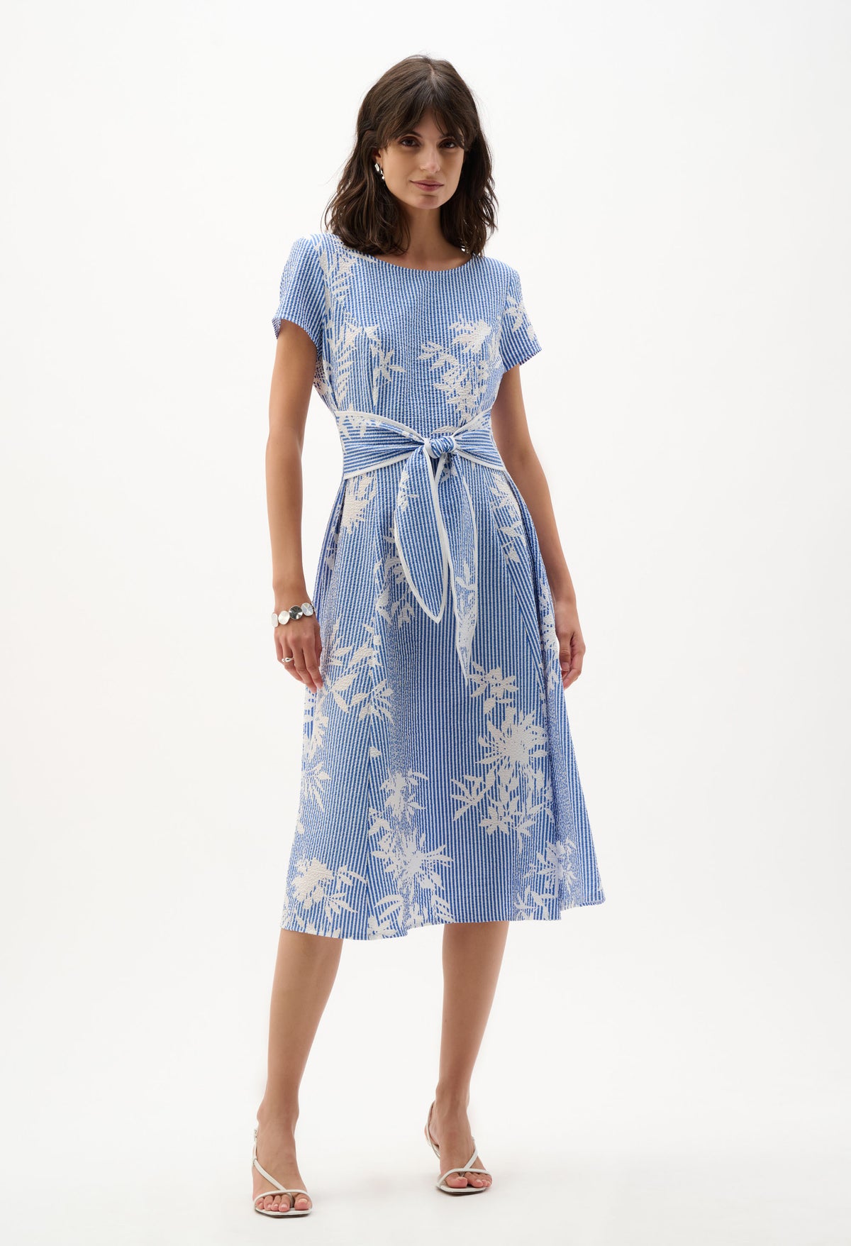 Floral Fit And Flare Dress