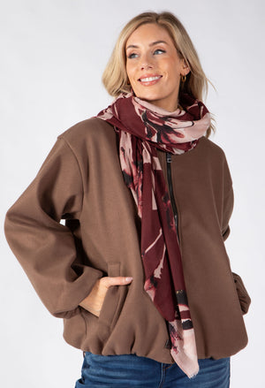 Abstract Print Scarf