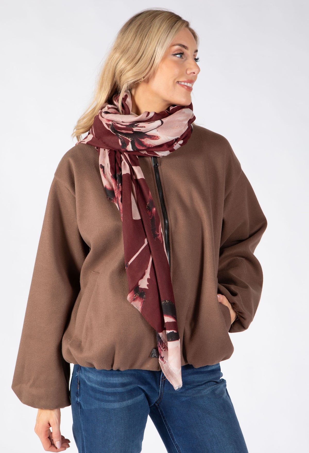 Abstract Print Scarf