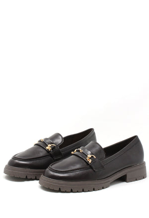 Twisted Look Buckle Loafer