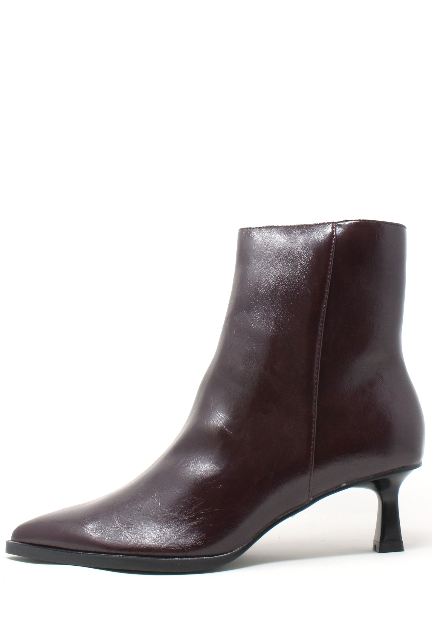Merlot Kitten Heel Boot