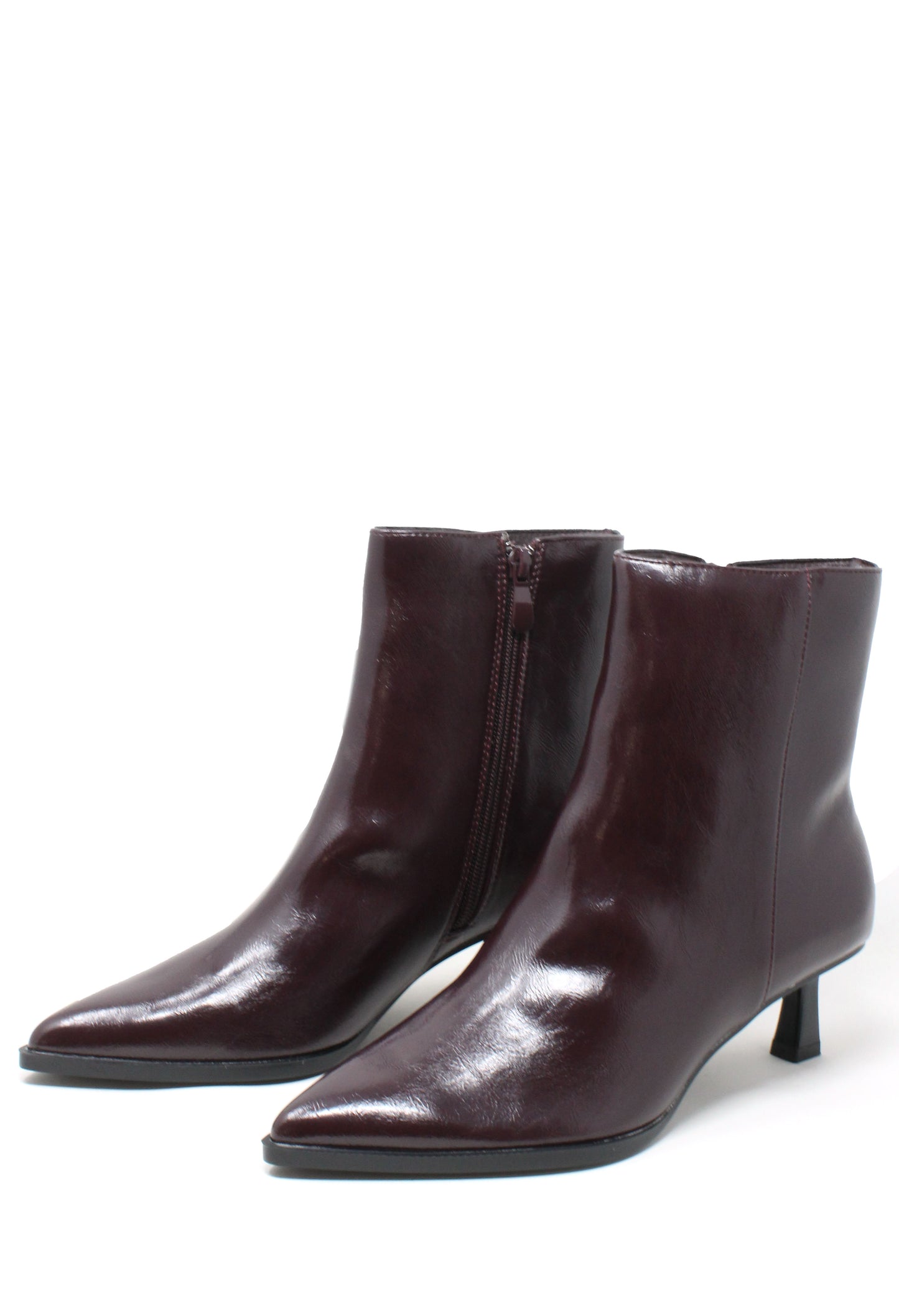 Merlot Kitten Heel Boot